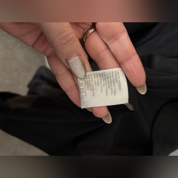 Vanessa Bruno | 100% Wool & Lambskin Mixed Media Longline Vest | Size 36 - Picture 8 of 8